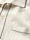 Soft Breathable Knit Polo Shirt Shirts coofandy 