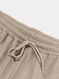 Everyday Relaxation Pit-Striped Pants Sets coofandy 