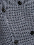 Double-Breasted Hooded Knit Cardigan Cardigans coofandy 