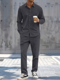 Cozy Corduroy 2-Piece Matching Sets Sets coofandy Grey S 