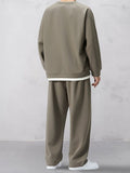 Minimalist Versatile Sweatshirt set Sets coofandy 