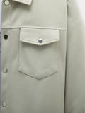 Leisure Utility Double Pockets Jacket Jackets coofandy 
