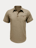 Minimalist Linen Style Shirt Shirts coofandy 