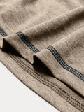 Casual Textured Color Block Polo Shirt Polos coofandy 