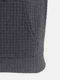 Comfy Relaxed Fit Waffle Hoodie Hoodies coofandy 