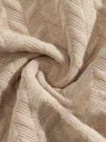 Lässiges, strukturiertes Jacquard-Set