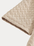 Lässiges, strukturiertes Jacquard-Set