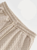 Lässiges, strukturiertes Jacquard-Set