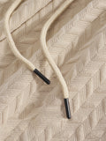 Lässiges, strukturiertes Jacquard-Set