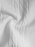 Athleisure-Set mit Jacquard-Zopfmuster