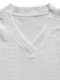 Athleisure-Set mit Jacquard-Zopfmuster