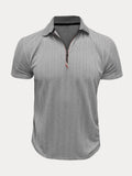 Breathable Summer Knit Polo Shirt