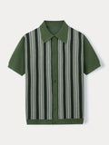 Casual Summer Jacquard Knit Shirt