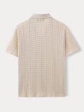 Casual Breathable Textured Knit Shirt