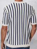 Urban Casual Stripe Knit Top