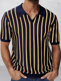 Urban Casual Stripe Knit Top