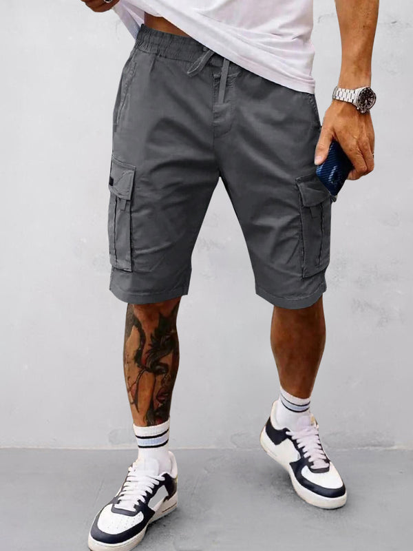 Relaxed Fit Utility Cargo Shorts