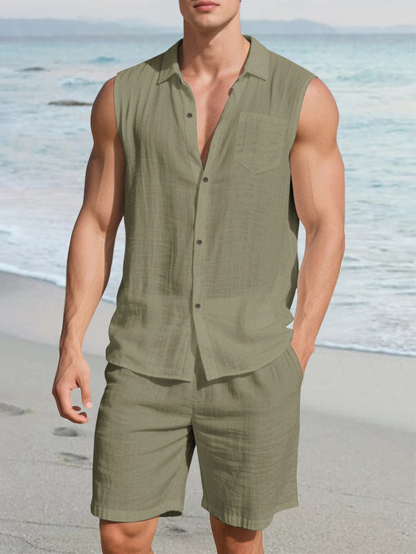 Relaxed Fit 100% Cotton Summer Set