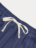 Comfort Cotton Stripe Shirt Shorts Set