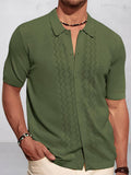Luxury Business Casual Knit Shirt