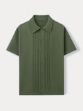 Luxury Business Casual Knit Shirt