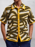 Trendy Openwork Crochet Knit Shirt