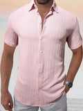 Comfort Jacquard Textured Casual Shirt