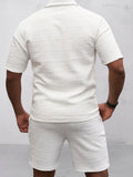 Smart Casual Jacquard Textured Set