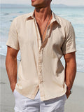 Loose Fit Textured 100% Cotton Shirt