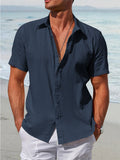 Loose Fit Textured 100% Cotton Shirt