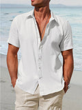 Loose Fit Textured 100% Cotton Shirt