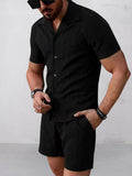 Urban Relaxed Fit Jacquard Textured Set