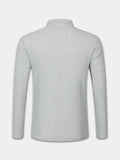 Casual Comfy Waffle Henley Shirt