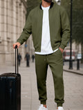 Athleisure Urban Jacket and Jogger Pants Set