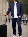 Athleisure Urban Jacket and Jogger Pants Set