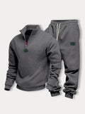 Athletic Comfort Fleece Sweatsuit Set