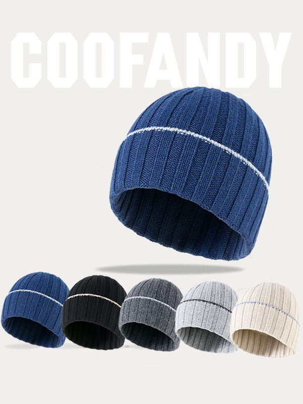 Versatile Wool Blend Knit Beanie