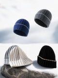 Versatile Wool Blend Knit Beanie