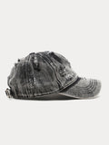 Summer Distressed Ripped Denim Baseball Cap