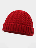 Winter Versatile Cable Knit Beanie Hat
