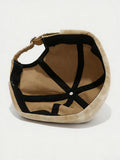 Retro Distressed Corduroy Brimless Hat