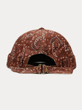 Vintage Paisley Print Brimless Cap