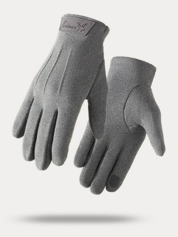 Warm Fleece Lining Riding Gloves
