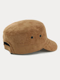 Casual Vintage Style Suede Army Caps
