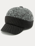Winter Ear Protection Brim Beanie Hat