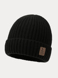 Daily Knit Beanie Hat with Fleece Lining