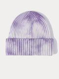 Stylish Tie-Dye Style Knit Beanie