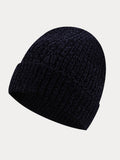 Warm Thick Fleece Knit Beanie