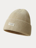 Stylish Warm Label Knit Beanie