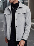 Casual Stylish Button Down Lapel Jackets
